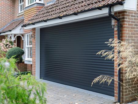 Insulated Roller Door in Anthracite